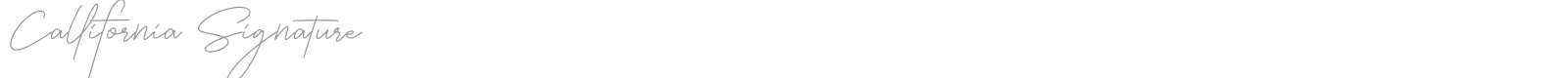 Callifornia Signature font preview
